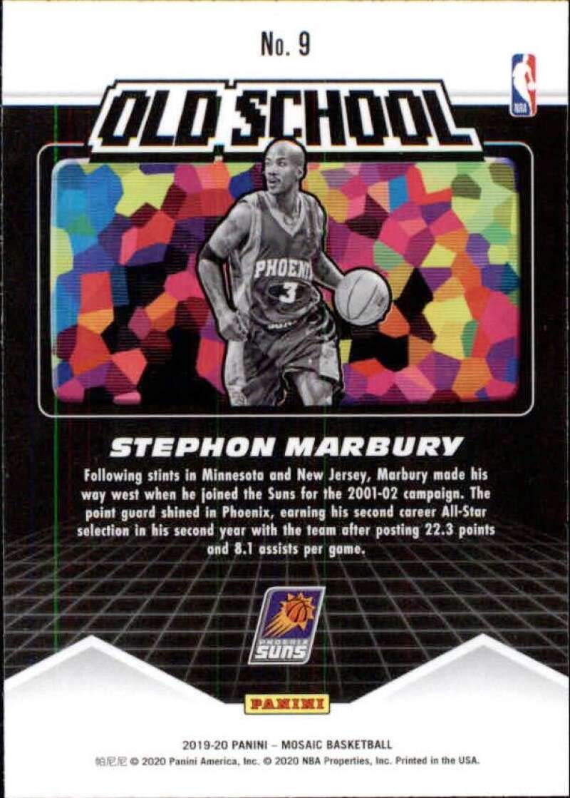 Amazon.com: 2019-20 Panini Mosaic Old School #9 Stephon
